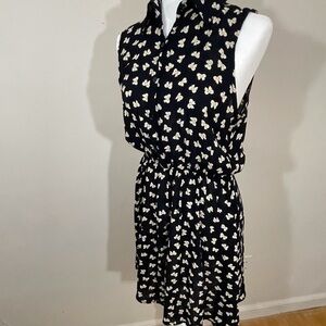 Favolook sz lg dress bow print